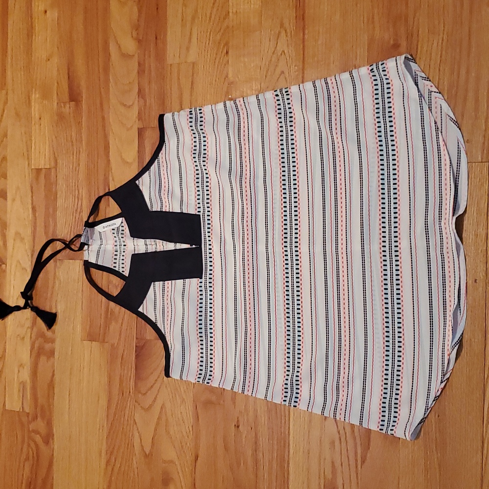 Athleta XXS Stripped Tank Top